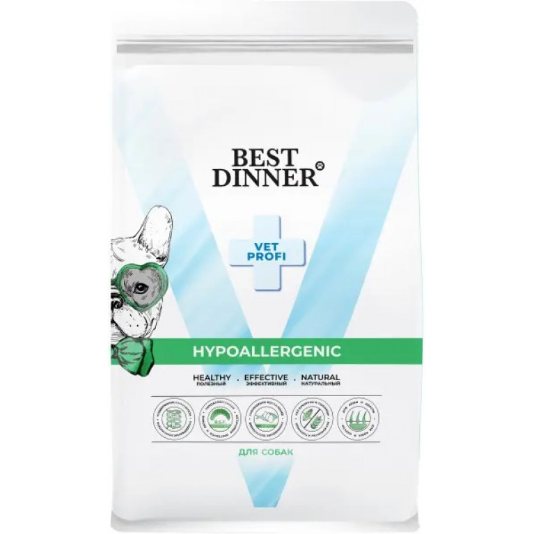 Best Dinner Vet Profi Hypoallergenic Сухой корм для взрослых собак всех пород при пищевой аллергии